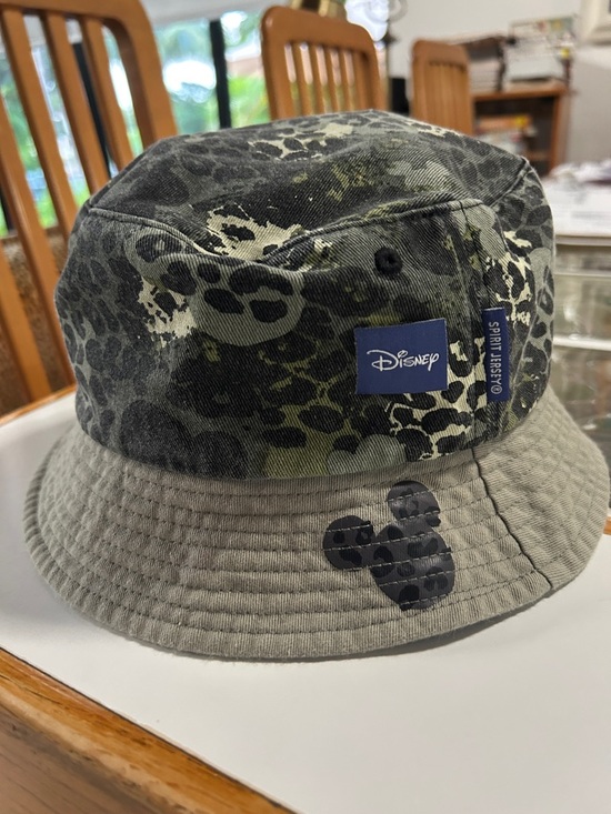 Disney Accessories - Disney Green & Gray Camo Mickey Bucket Hat
